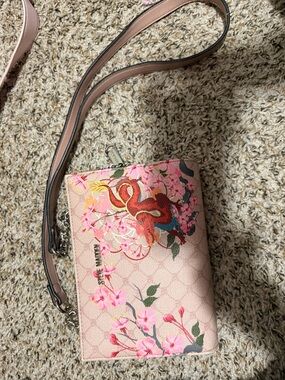 Pink Floral Crossbody purse